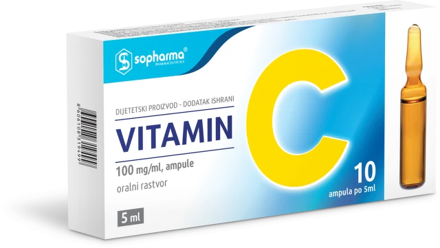 Vitamin C 500 mg 10 ampula za oralnu primenu