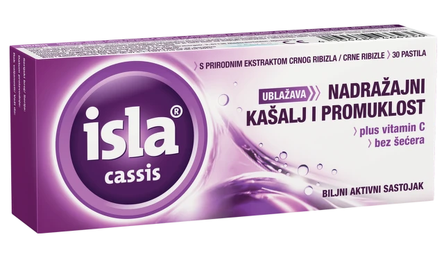 Isla cassis, 30 pastila