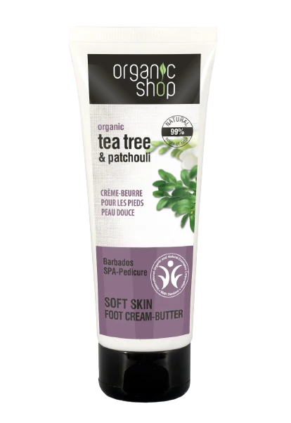 Organic Shop Foot Cream Butter Barbados spa 75 ml