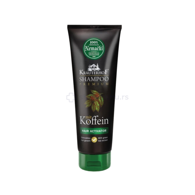 Krauterhof šampon kofein - green tea 250ml