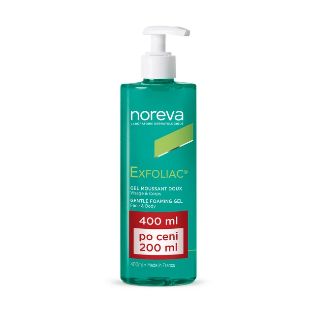 Noreva Exfoliac Pročišćavajući gel, 400 ml PROMO