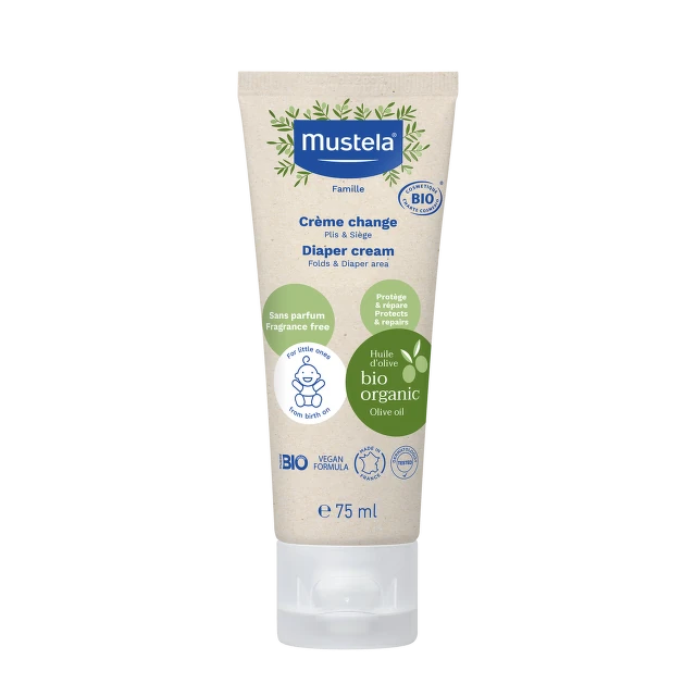 Mustela BioOrganic Krema za pelensku regiju, 75 ml