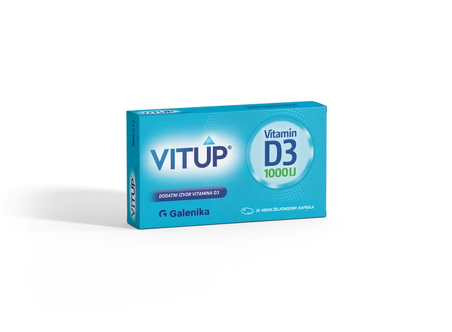 VitUp D3 1000 IJ, 30 kapsula
