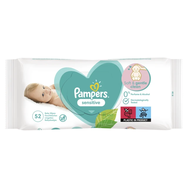Pampers vlažne maramice Sensitiv 52 komada