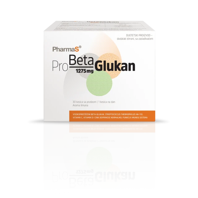 PharmaS Pro Beta Glukan 1275 mg, 30 kesica