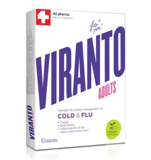 Viranto Adults, 10 kapsula