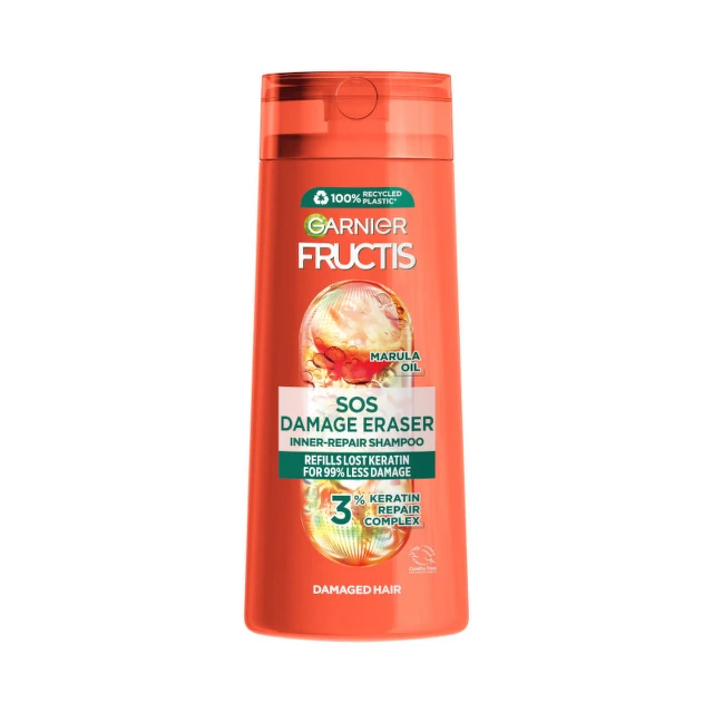 Garnier Fructis SOS Damage Eraser Šampon za unutrašnju obnovu oštećene kose 400 ml