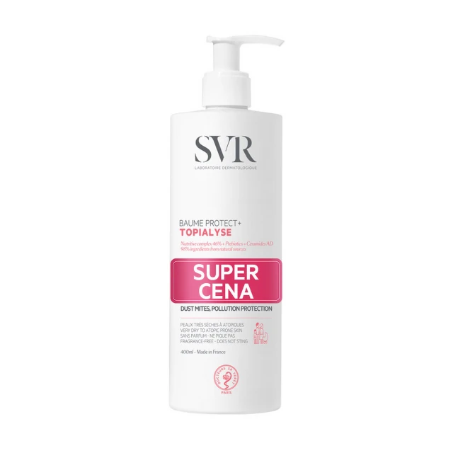 SVR Topialyse Protect+ Balzam, 400 ml PROMO -25%