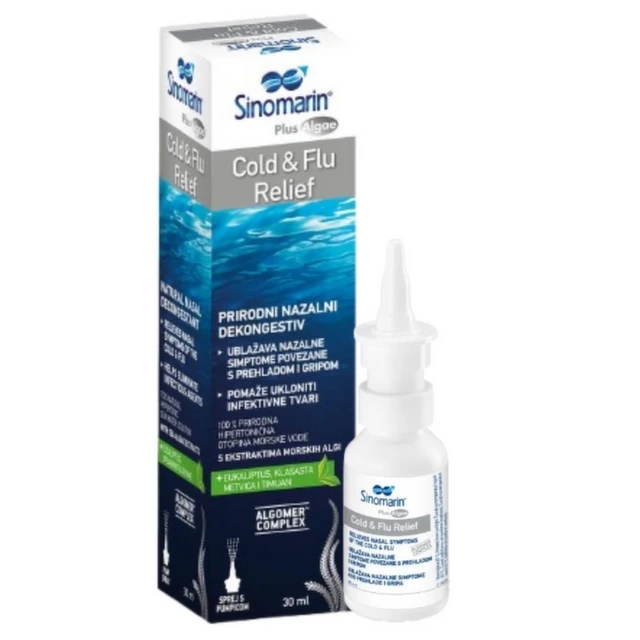 Sinomarin Plus Algae Cold & Flu Relief, 30 ml