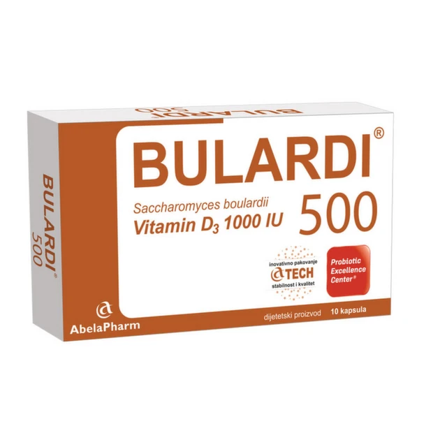 Bulardi 500+vitamin D3 1000IU, 10 kapsula