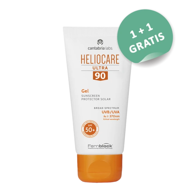 Heliocare Ultra 90 gel SPF50+, 50ml, 1+1 gratis