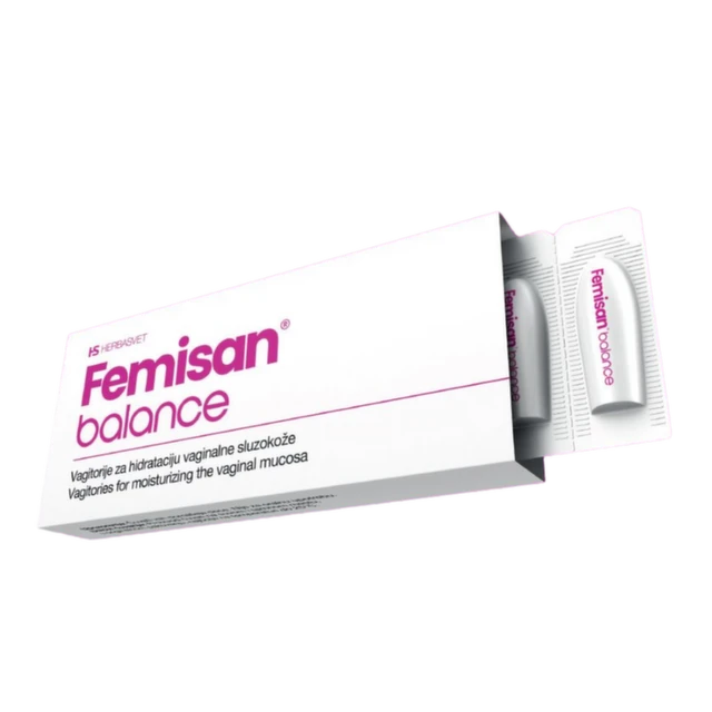 Femisan Balance vagitorije, 7 vagitorija