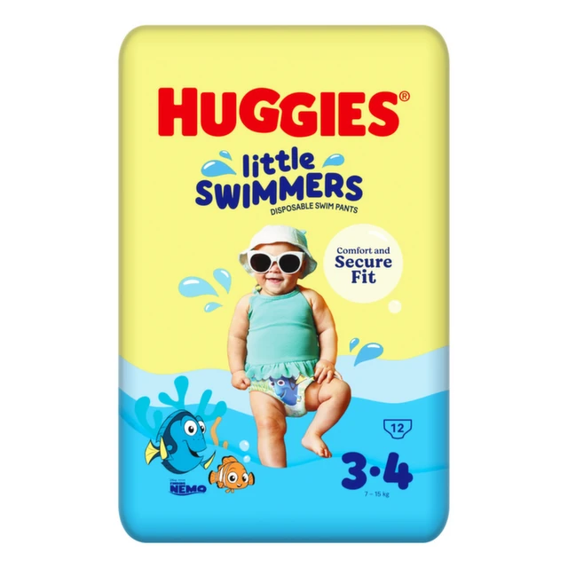 Huggies Little Swimmers Pelene za kupanje 3-4 (7-15 kg), 12 komada