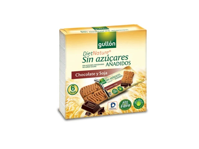 Gullon keks soja čokolada 144g