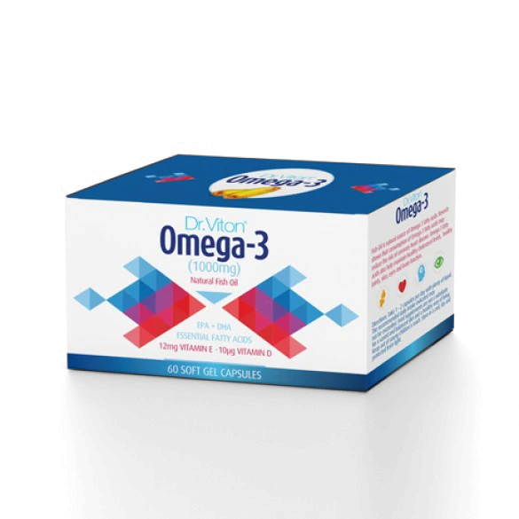 Dr Viton Omega 3 + Vitamin E + Vitamin D3 60 kapsula