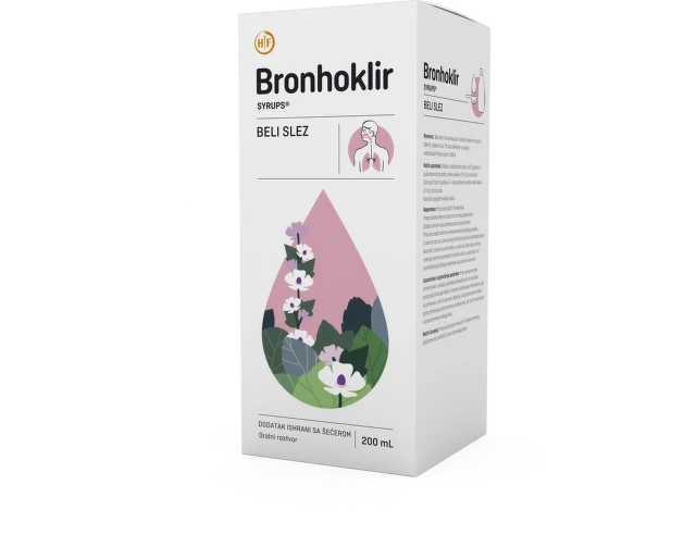 Bronhoklir sirup beli slez 200 ml