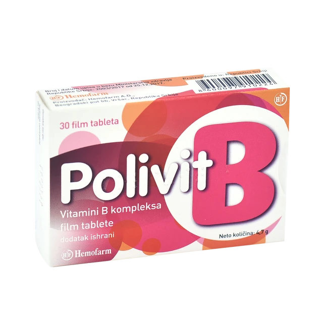 Polivit B 30 film tableta