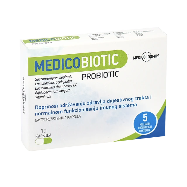 Medicobiotic 500 mg 10 kapsula