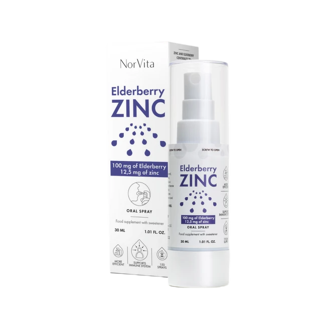 NorVita Cink sa zovom oralni sprej, 30 ml