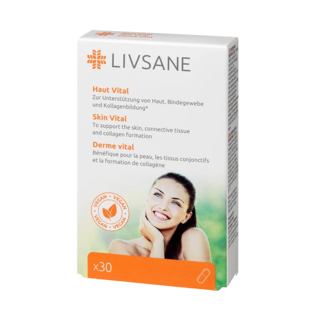 LIVSANE Vitamini za kožu, 30 kapsula