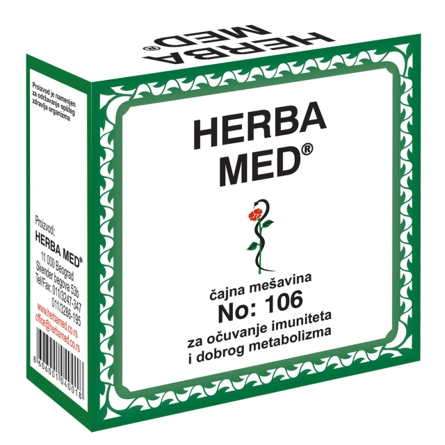 HERBA MED Čaj No. 106 Detoks, 100 g