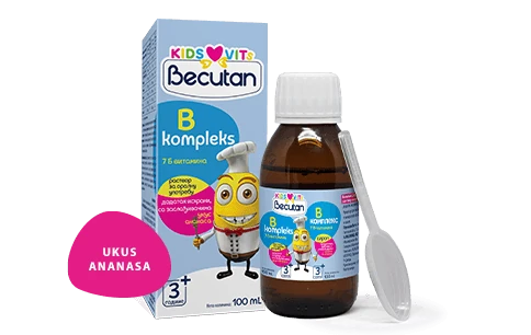 Becutan KIDS VITS Kompleks B vitamina, 100 ml