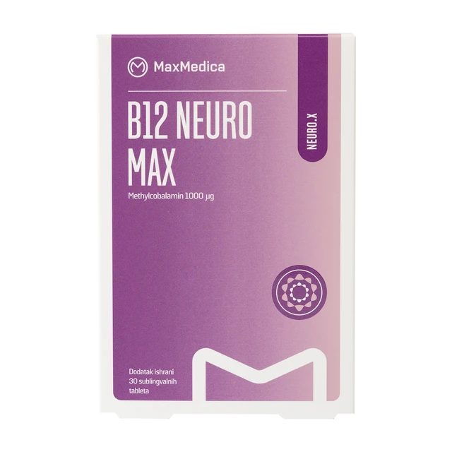 B12 Neuro Max, 30 sublingvalnih tableta