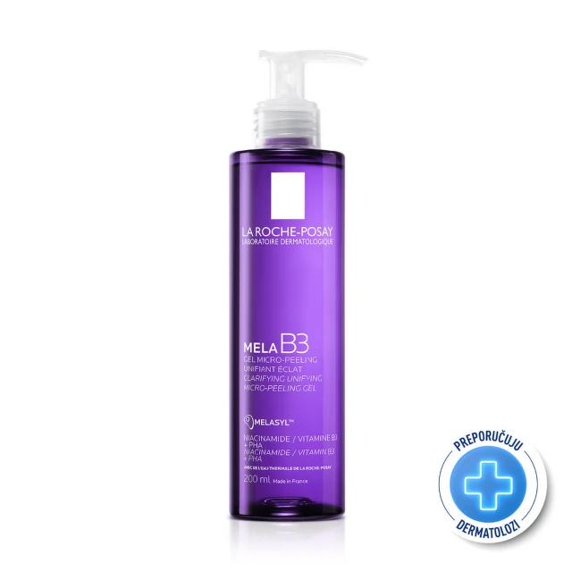La Roche-Posay Mela B3 mikropiling gel protiv tamnih fleka, 200 ml