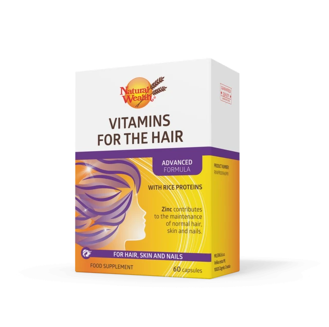 Natural Wealth Vitamini za kosu, 60 kapsula