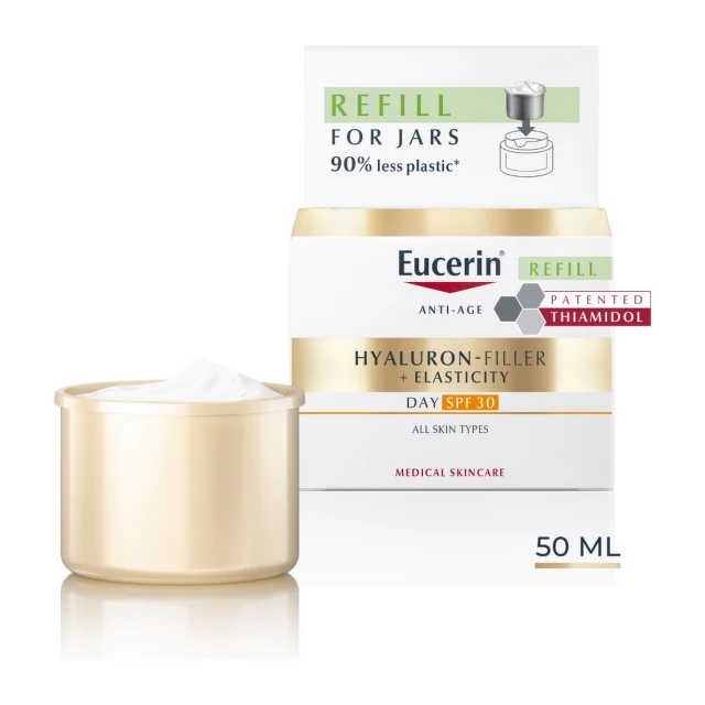 Eucerin Hyaluron-Filler + Elasticity Dnevna krema SPF 30 Refill, 50 ml