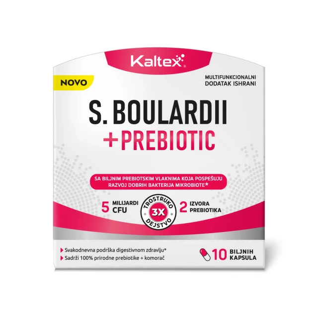 Kaltex S. Boulardii + Prebiotik, 10 kapsula