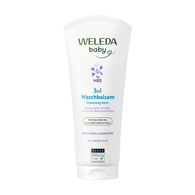 Weleda 3 u 1 Balzam za tuširanje Beli slez, 200 ml