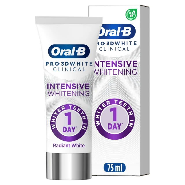 Oral-B Pro 3D White Clinical Pasta za zube, 75 ml