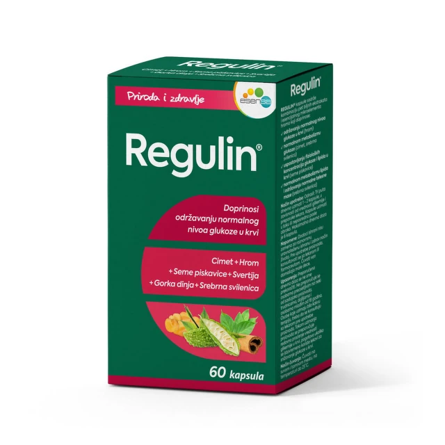 Regulin za regulaciju šećera u krvi, 60 kapsula