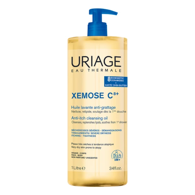 Uriage Xemose C8+ Ulje za kupanje, 1000 ml