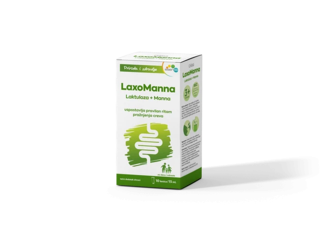 Laxomanna Oralni rastvor, 10 kesica x 15 ml