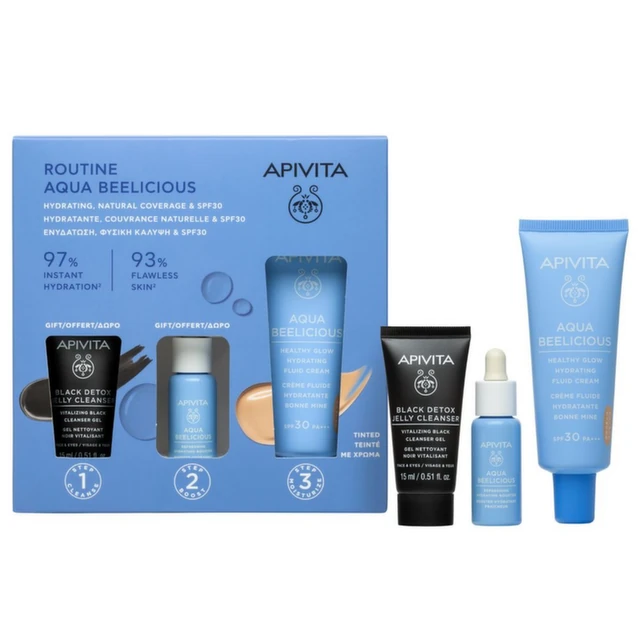 Apivita Aqua Beelicious Rutina – tonirana krema SPF 30, 40 ml