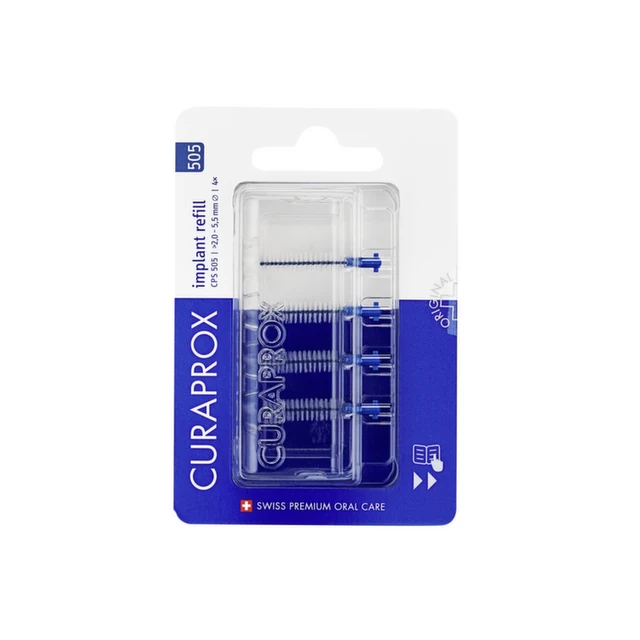Curaprox interdentalne četkice CPS 505 implant refill, 4 komada