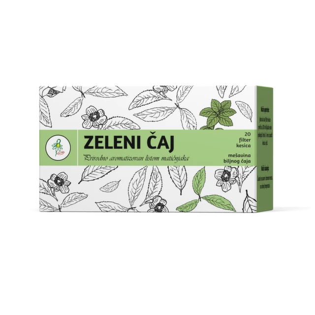 Filter čaj zeleni, 20 kesica