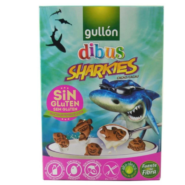 Gullon čoko keksići ajkulice bez glutena 270g