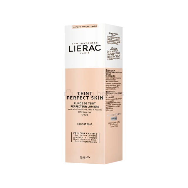 Lierac Teint Perfect Tečni puder SPF 20 - 03 Dore 30 ml