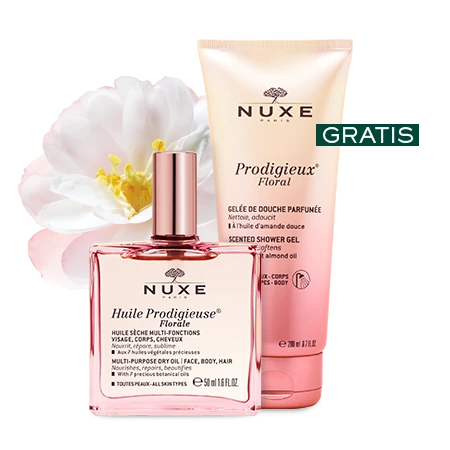 Nuxe Huile Prodigieuse Florale 50 ml + Prodigieux Floral Gel za tusiranje 200 ml gratis