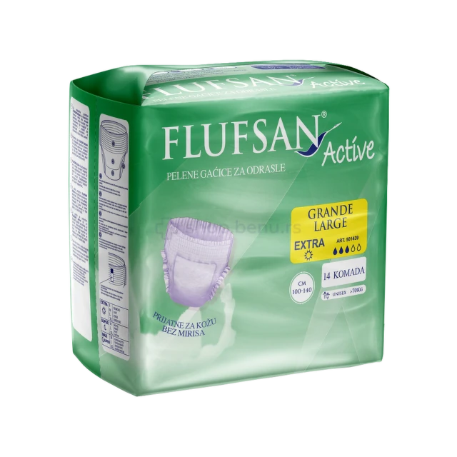 Flufsan gaće pelene L velicina 14 komada