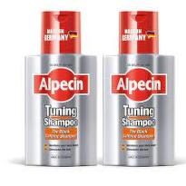 Alpecin Tuning šampon za jačanje i tamnjenje kose 1+1