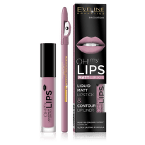 Eveline OH My Lips Liquid Matt Lipstik&Lip Liner 03