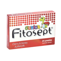 Fitosept Junior višnja i med 24 pastile