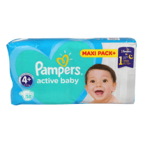 Pampers Active Jumbo 4+ maxi + 58 komada new