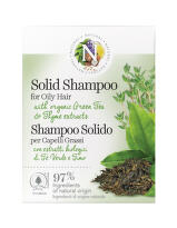 NATURAL Čvrst šampon za masnu kosu sa organskim ekstraktom timijana i zelenog čaja, 50 g