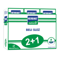 Herbiko® Natural Beli slez sirup 125 ml, 2+1 GRATIS