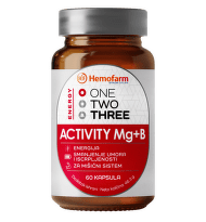 One Two Three Activity Mg+B , 60 kapsula